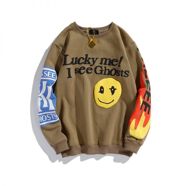 Kanye West "Lucky Me I See Ghosts" Sweatshirt Hoodies KWM1809