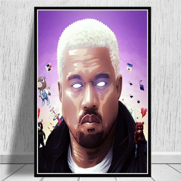 Kanye West Painting Picture Poster KWM1809