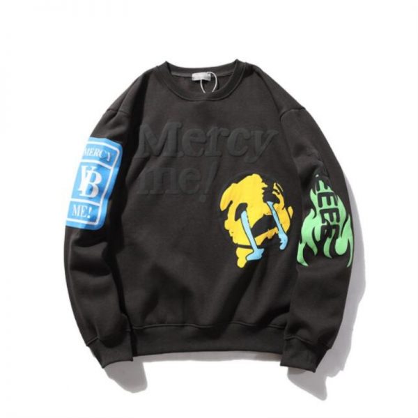 Kanye West Graffiti Hip Hop Fleece Sweatshirt Hoodies For Men/Women KWM1809