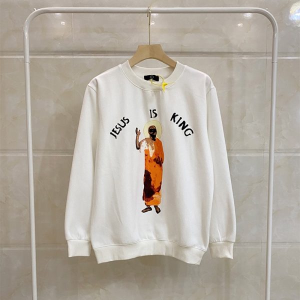 Kanye West Oversize High Street Fleece Hoodies Men and Women Stranger Things KWM1809