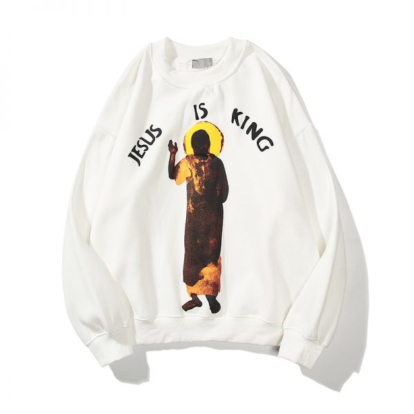 Kanye West JESUS IS KING Fleece Sweatshirt Hoodies KWM1809