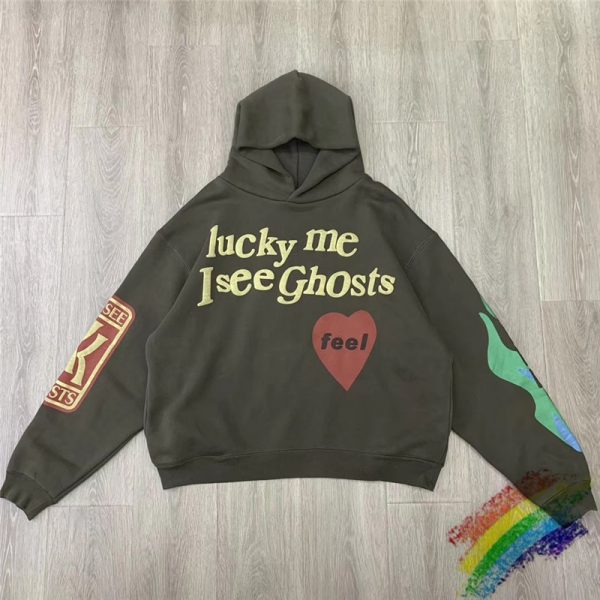 Kanye West lucky me i see ghosts Hoodie Men Women KWM1809