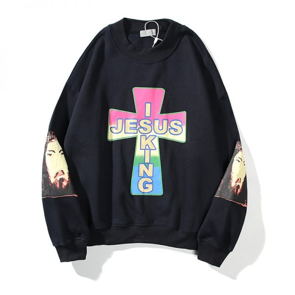 Kanye West Jesus Is King "I Jesus King" Sweatshirts KWM1809