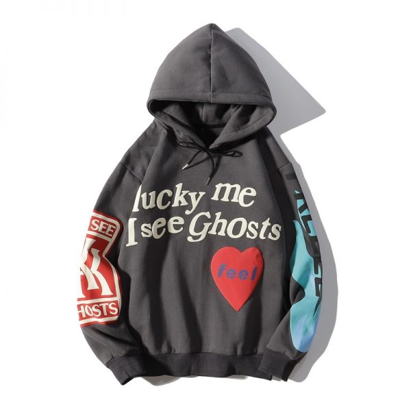 Kanye West "Lucky Me I See Ghosts" Sweatshirt Hoodies KWM1809