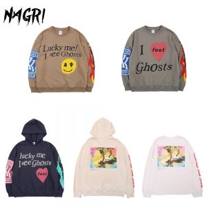 Kanye West "Lucky Me I See Ghosts" Sweatshirt Hoodies KWM1809