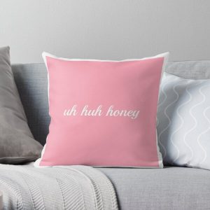 uh huh honey // kanye west Throw Pillow RB1809 product Offical Kanye West Merch