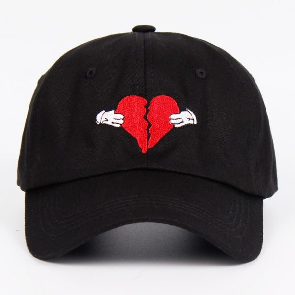 Newest Kanye West Heart Break Album Cap Trend Hip Hop Dad Hat Snapback Kanye Fashion King - Kanye West Shop